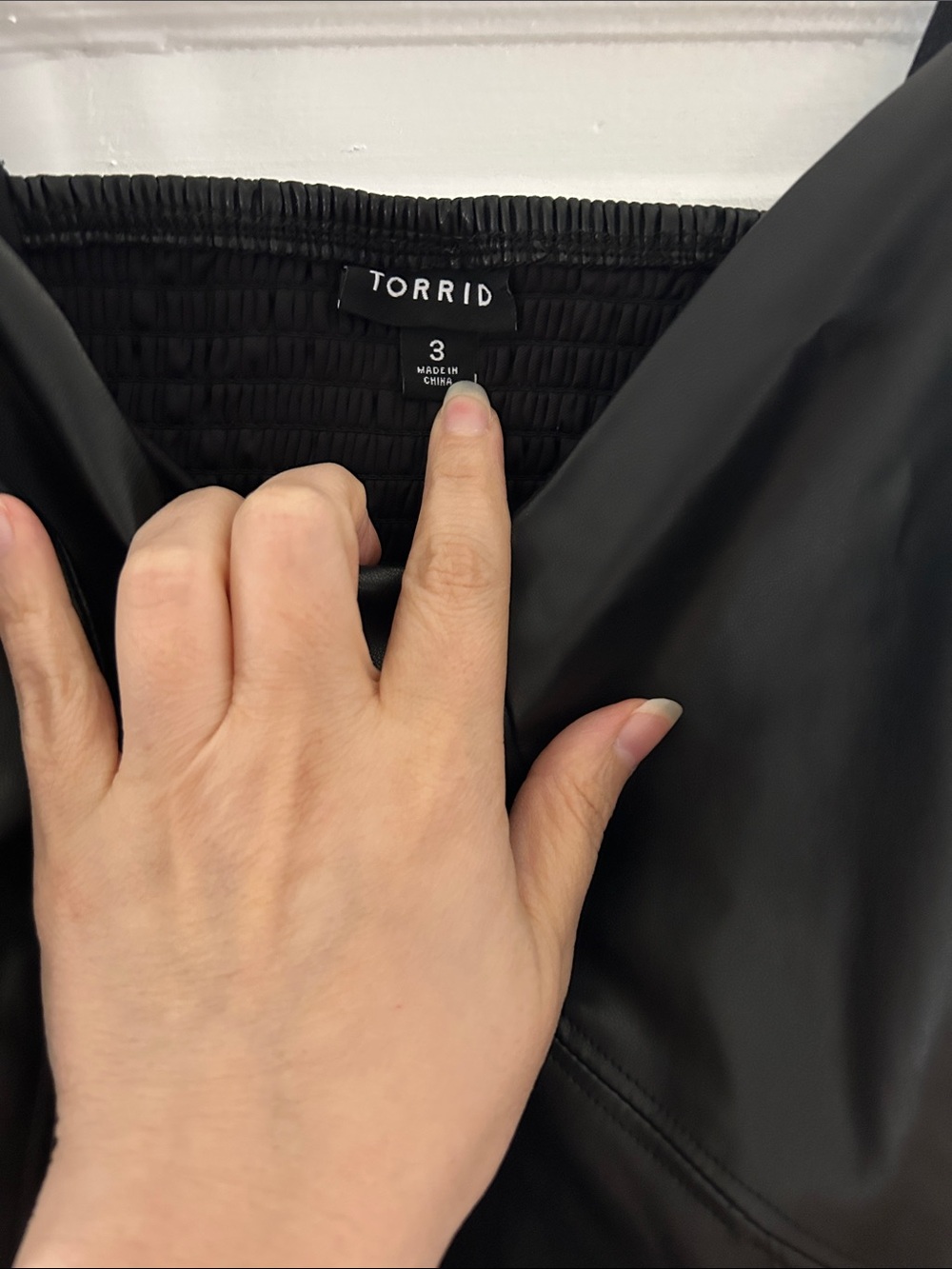 torrid Black Faux Leather Bustier Camisole - Picture 2 of 3
